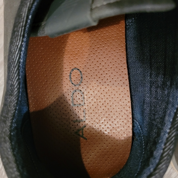 Men's Size 12 Aldo Grey Dress Shoes - Picture 9 of 9